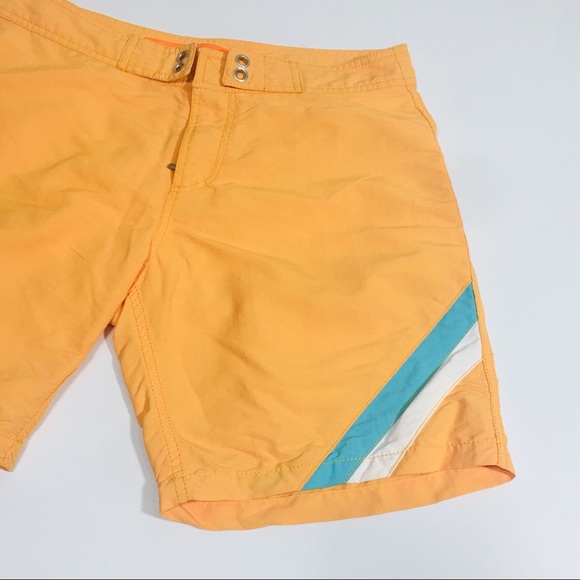 OLASUL Men’s Orange Solid Swim Trunks Size 32 (M) - Picture 3 of 7